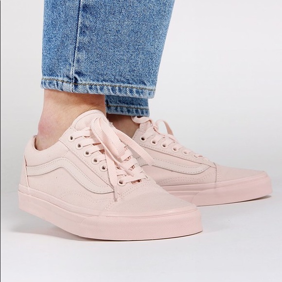 pastel pink high top vans